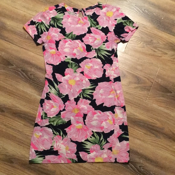 french connection pink floral dress